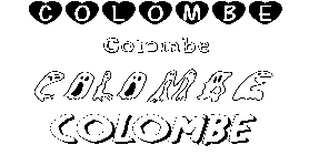 Coloriage Colombe
