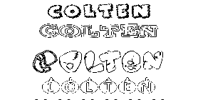 Coloriage Colten