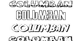 Coloriage Columban