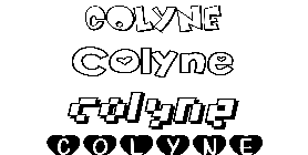 Coloriage Colyne