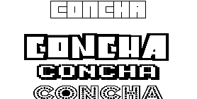 Coloriage Concha