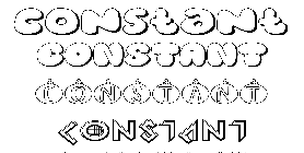 Coloriage Constant