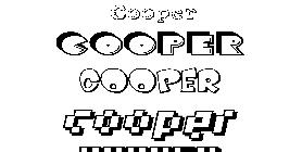 Coloriage Cooper