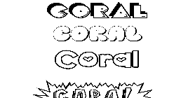 Coloriage Coral