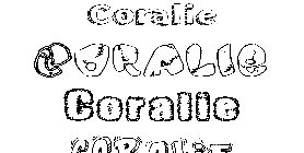 Coloriage Coralie