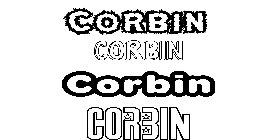Coloriage Corbin