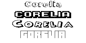 Coloriage Corelia