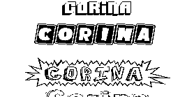 Coloriage Corina