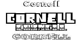 Coloriage Cornell