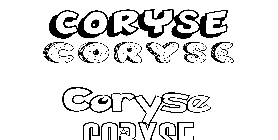 Coloriage Coryse