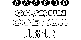 Coloriage Coskun