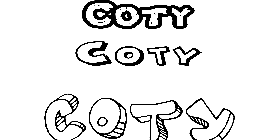 Coloriage Coty