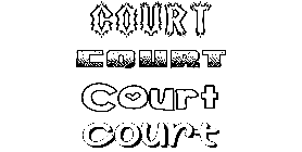 Coloriage Court