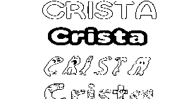 Coloriage Crista