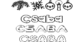 Coloriage Csaba