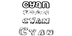 Coloriage Cyan