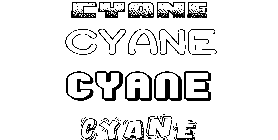 Coloriage Cyane