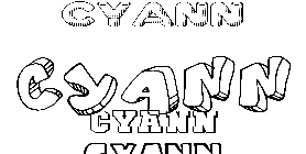 Coloriage Cyann