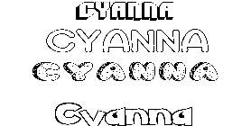 Coloriage Cyanna