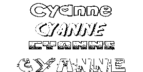Coloriage Cyanne
