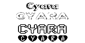 Coloriage Cyara