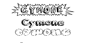 Coloriage Cymone