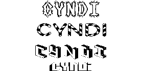 Coloriage Cyndi