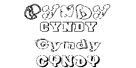 Coloriage Cyndy