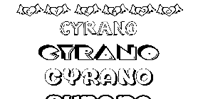 Coloriage Cyrano