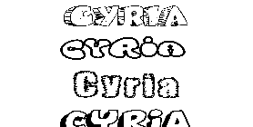 Coloriage Cyria