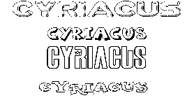 Coloriage Cyriacus