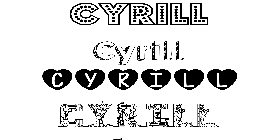 Coloriage Cyrill