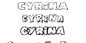 Coloriage Cyrina