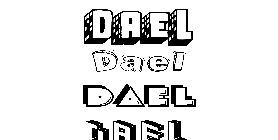 Coloriage Dael