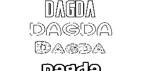 Coloriage Dagda