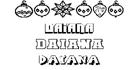 Coloriage Daiana