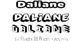 Coloriage Daliane