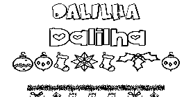 Coloriage Dalilha