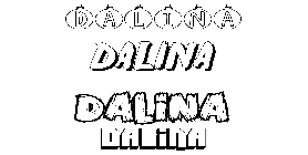 Coloriage Dalina