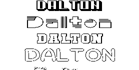 Coloriage Dalton
