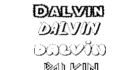 Coloriage Dalvin