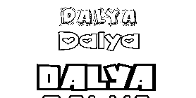 Coloriage Dalya