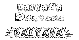 Coloriage Dalyana