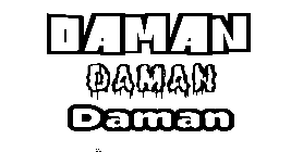 Coloriage Daman