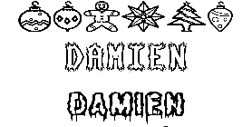 Coloriage Damien