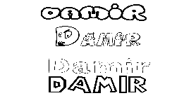 Coloriage Damir