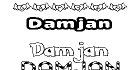 Coloriage Damjan