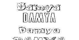 Coloriage Damya