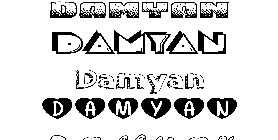Coloriage Damyan