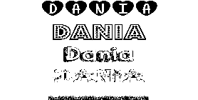 Coloriage Dania
